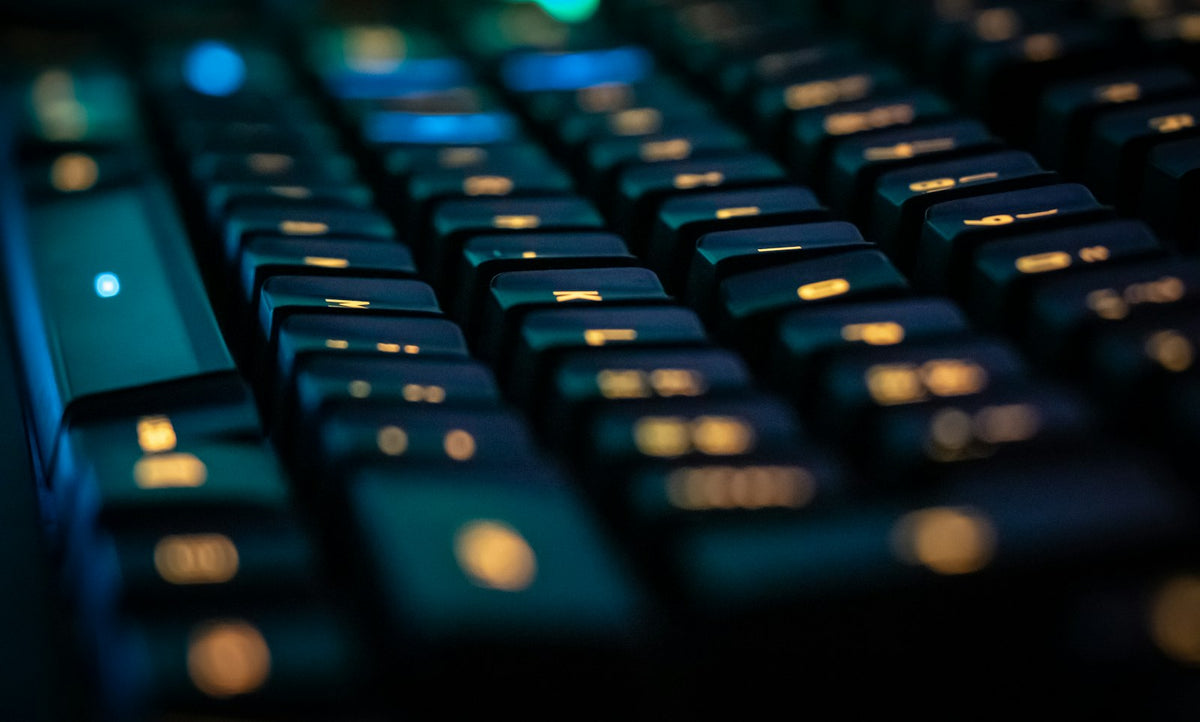 Atlas keyboard top-down view with number pad