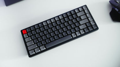 Atlas full-size mechanical keyboard on a white desk