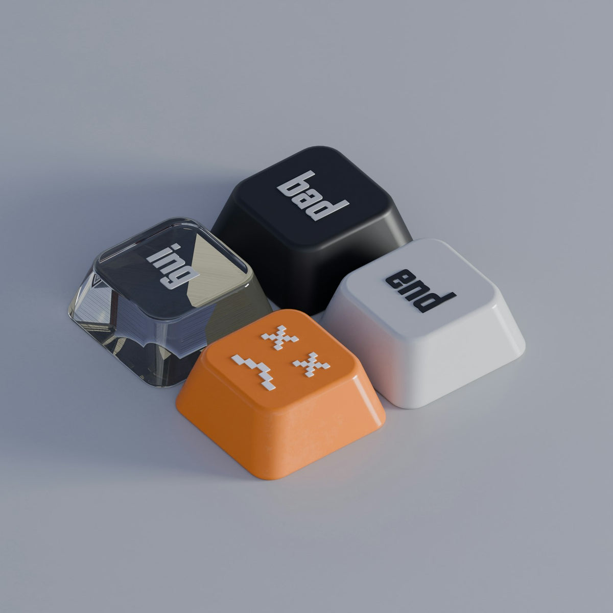 KeyCare keyboard cleaning kit with removed keycaps